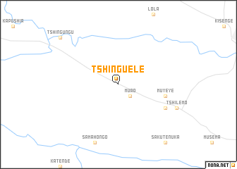 map of Tshinguele