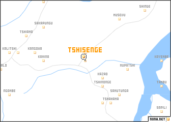 map of Tshisenge