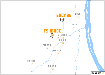 map of Tshombe