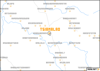 map of Tsiamalao