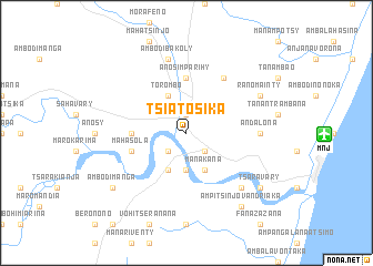 map of Tsiatosika