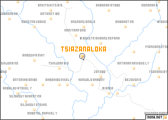 map of Tsiazanaloka