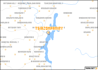 map of Tsiazompaniry