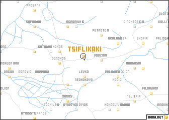 map of Tsiflikáki