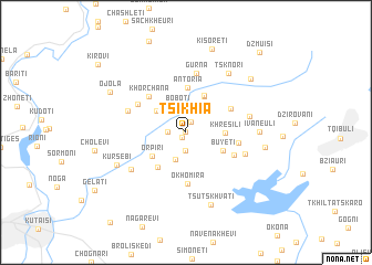 map of Tsikhia