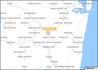 map of Tsikoda