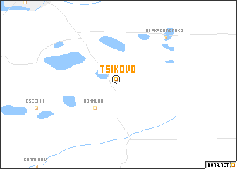 map of Tsikovo