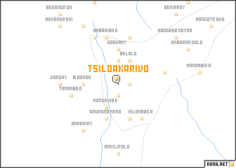 map of Tsiloakarivo