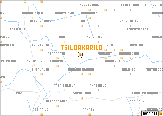 map of Tsiloakarivo