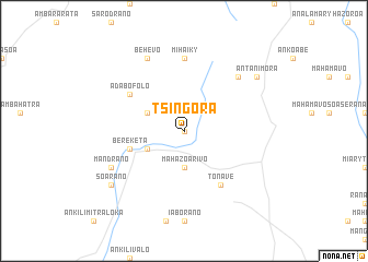 map of Tsingora