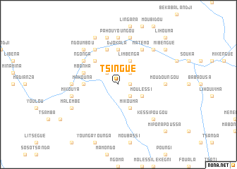 map of Tsingué