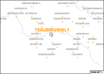 map of Tsinjoarivokely