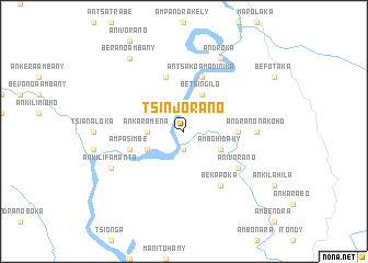 map of Tsinjorano