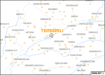 map of Tsinsopʼeli