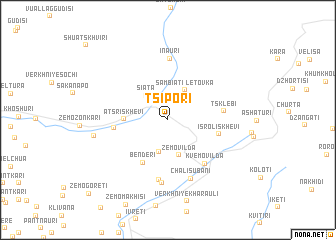 map of Tsip\