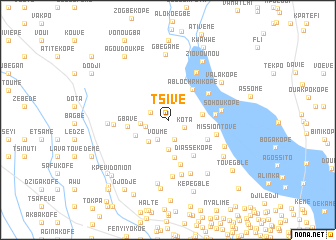 map of Tsivé