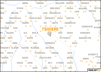 map of Tsiviépé
