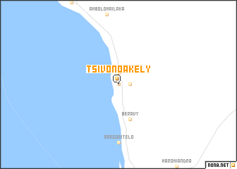 map of Tsivonoakely