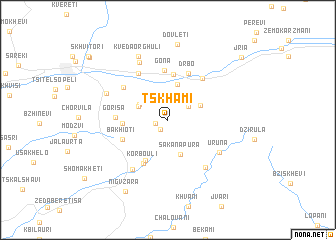 map of Tskhami