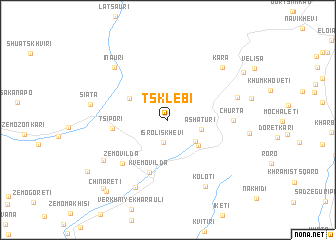 map of (( Tsklebi ))