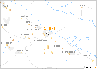 map of Tsnori