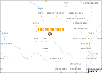 map of Tsofon Bassa