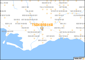 map of Tsokanaíika