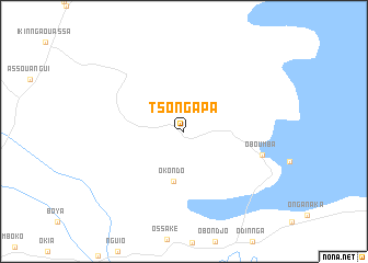 map of Tsongapa