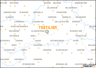 map of Tsotílion