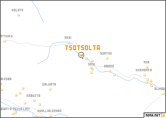 map of Tsotsolta