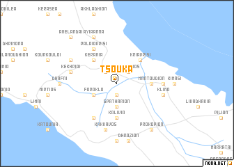 map of Tsoúka