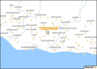 map of Tsoukhva