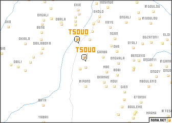 map of Tsouo