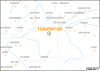 map of Tsournátion