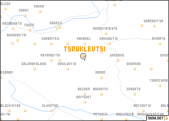 map of Tsrŭklevtsi