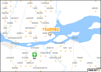 map of Tsuambu