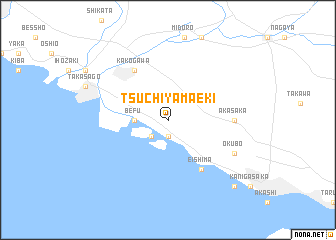 map of Tsuchiyamaeki