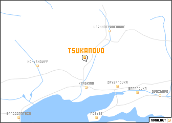 map of Tsukanovo