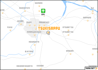 map of Tsukisappu