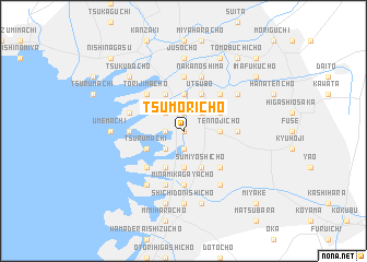 map of Tsumorichō