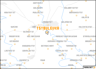 map of Tsybulevka