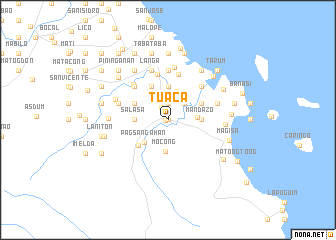 map of Tuaca