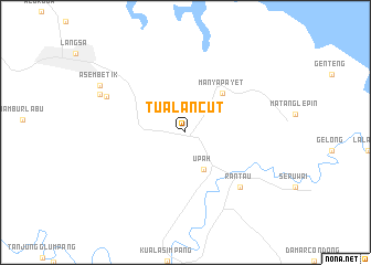 map of Tualancut