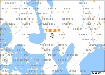 map of Tuawve