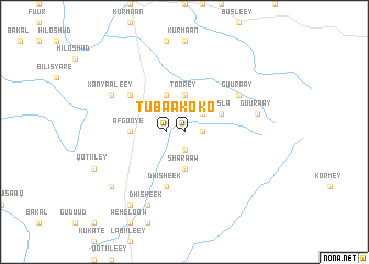 map of Tubaako