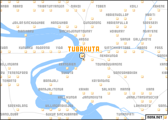 map of Tuba Kuta