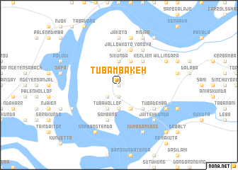 map of Tuba Mbakeh