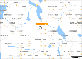 map of Tubbarp
