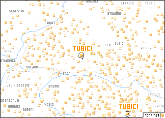 map of Tubići