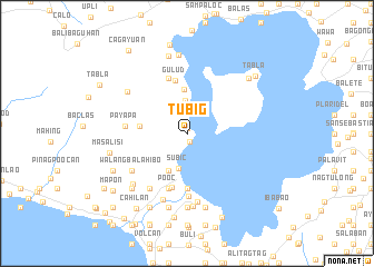 map of Tubig